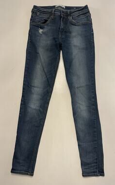 Women's Mango Denim & Tees Uptown Skinny Push-Up Jeans Size 26 Med Wash Faded
